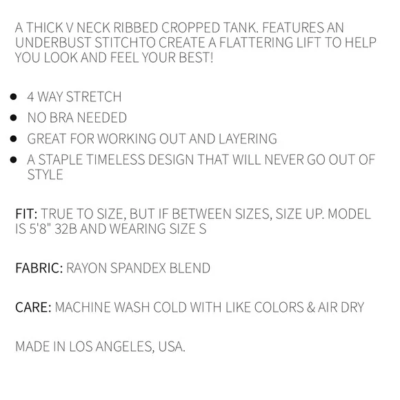 Briavia “ALHAMBRA UNDERBUST TANK” in Cinder. NWT. - Picture 6 of 6